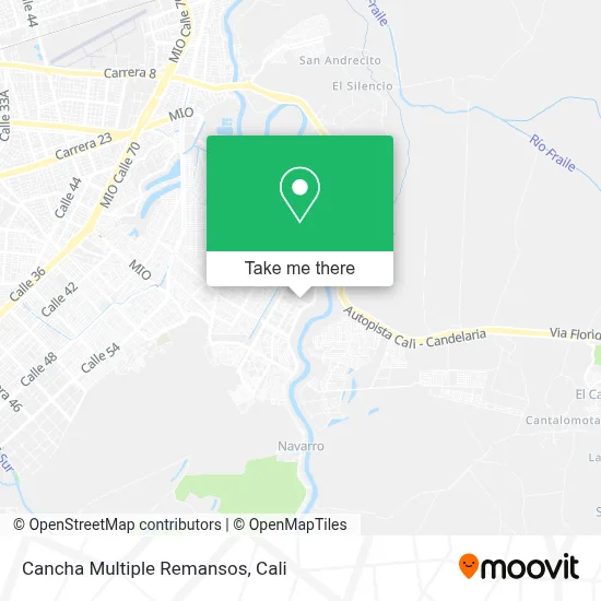 Cancha Multiple Remansos map
