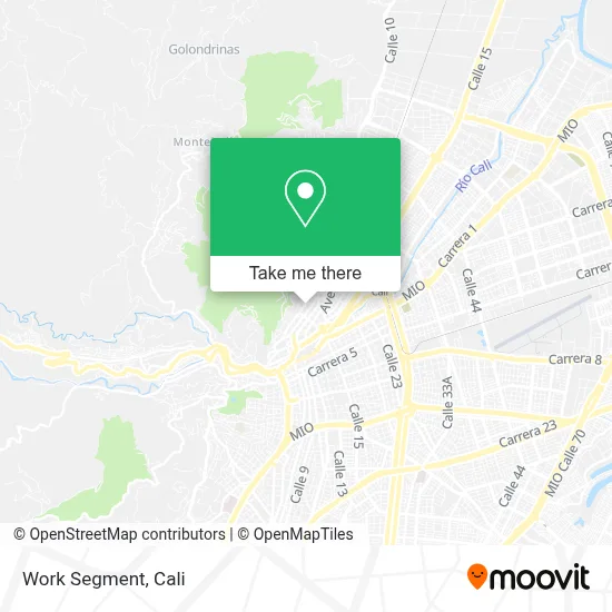 Work Segment map