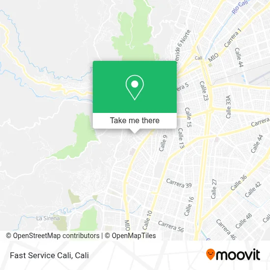 Fast Service Cali map