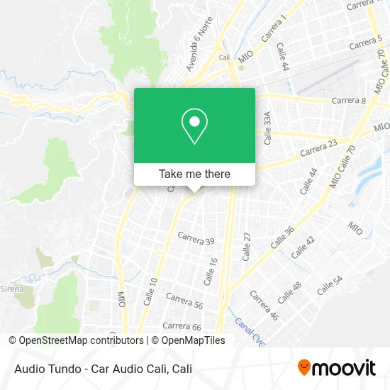 Audio Tundo - Car Audio Cali map