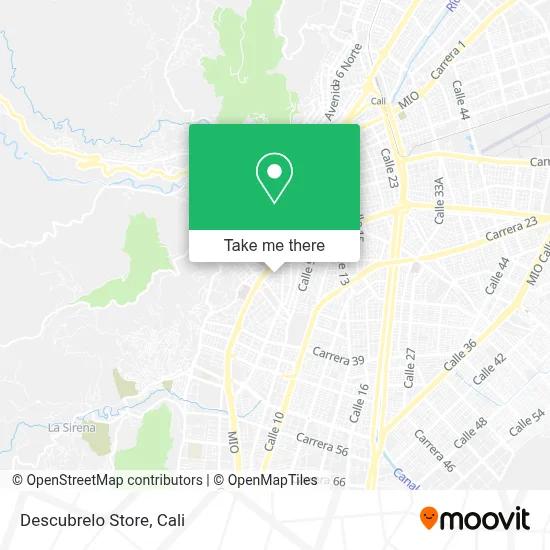 Descubrelo Store map