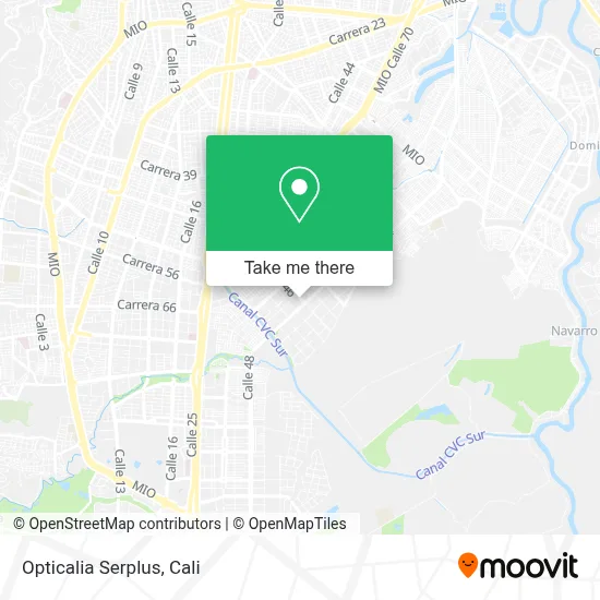 Opticalia Serplus map