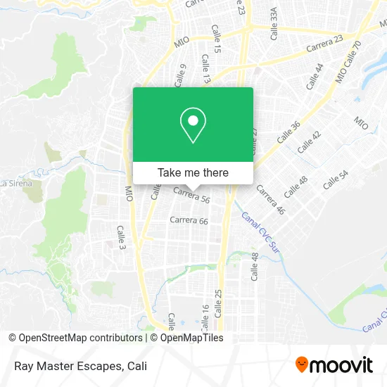 Ray Master Escapes map
