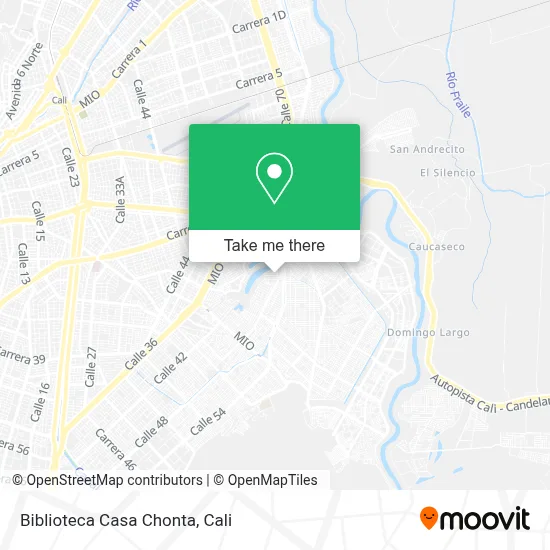Biblioteca Casa Chonta map