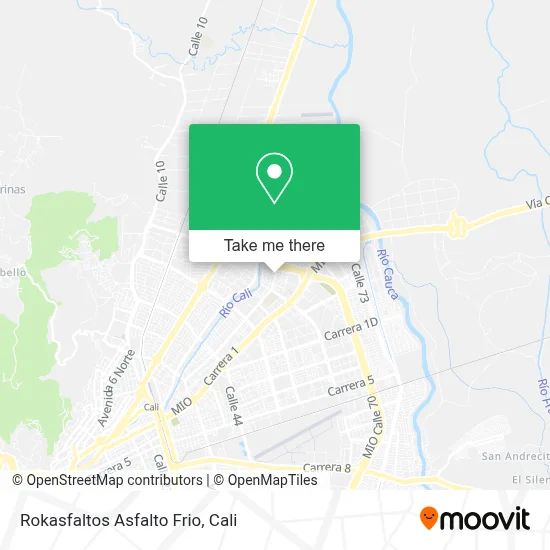 Rokasfaltos Asfalto Frio map