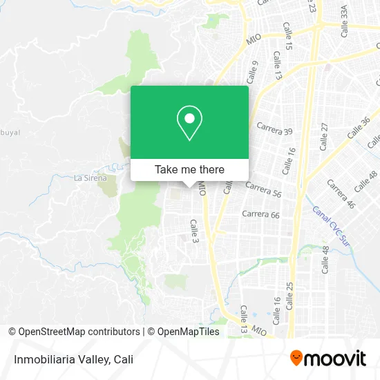 Inmobiliaria Valley map