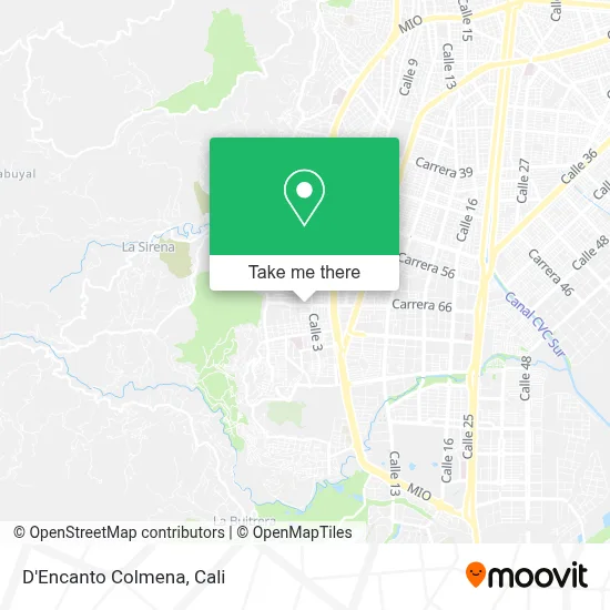 D'Encanto Colmena map