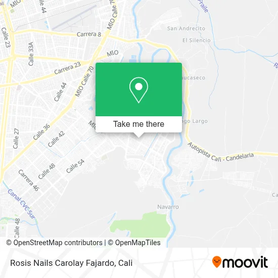 Rosis Nails Carolay Fajardo map