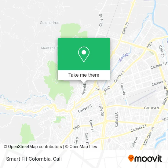 Smart Fit Colombia map