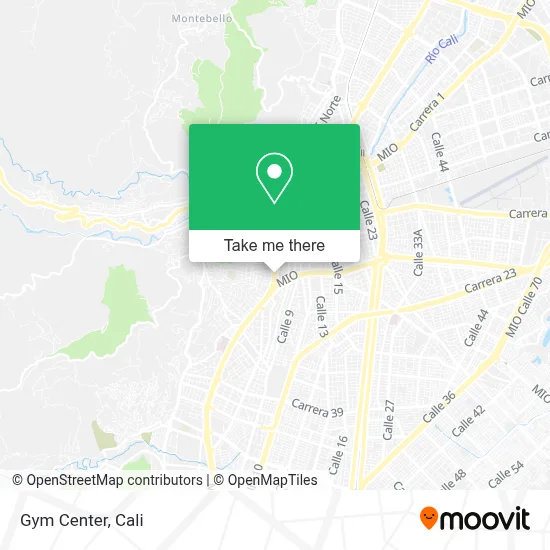 Gym Center map