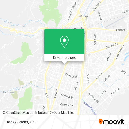 Freaky Socks map