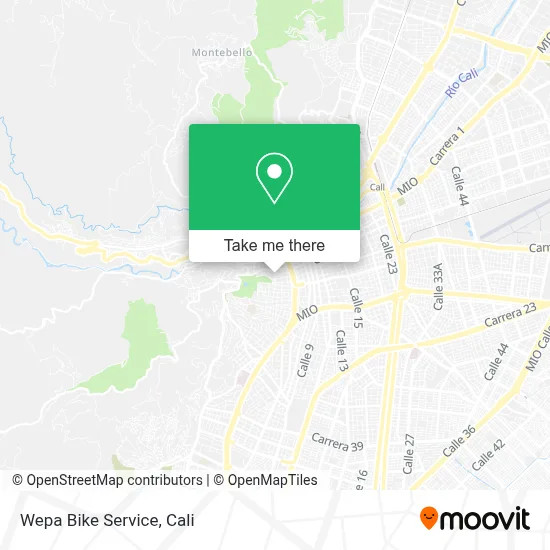 Wepa Bike Service map