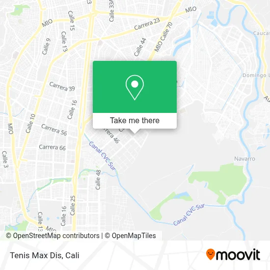 Tenis Max Dis map