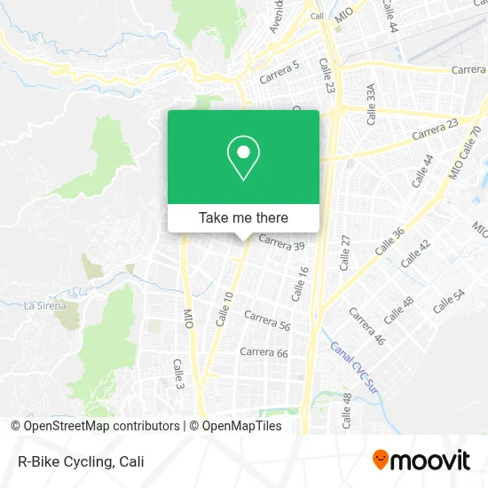 R-Bike Cycling map