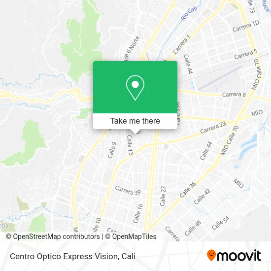 Centro Optico Express Vision map