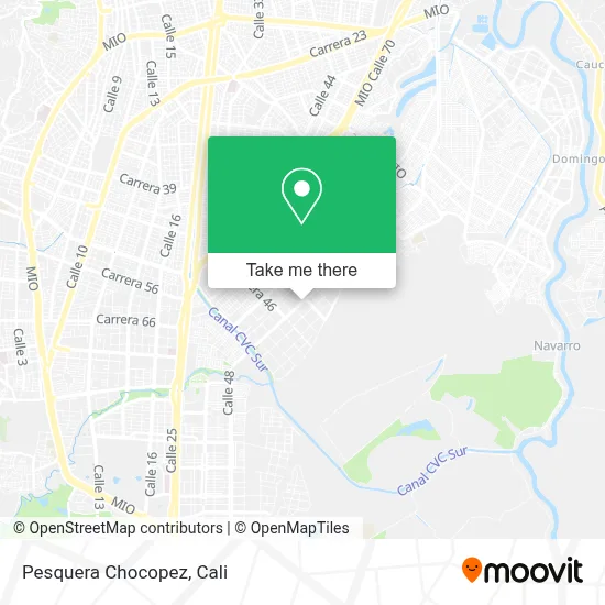 Pesquera Chocopez map