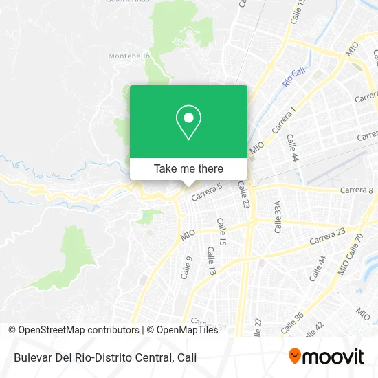 Bulevar Del Rio-Distrito Central map