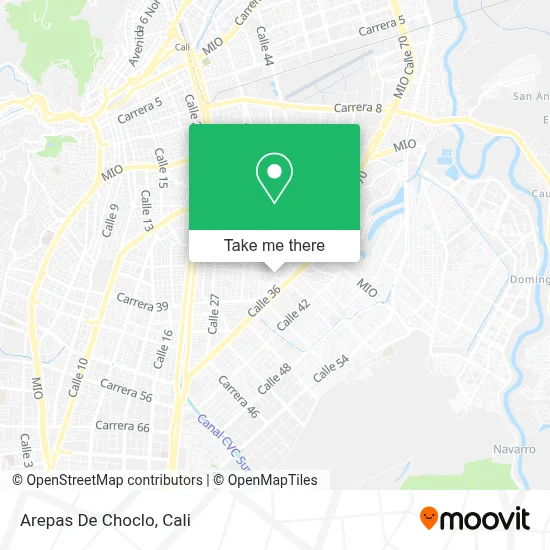 Arepas De Choclo map