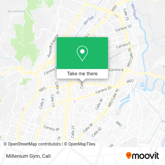 Millenium Gym map
