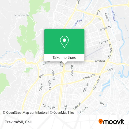Previmóvil map