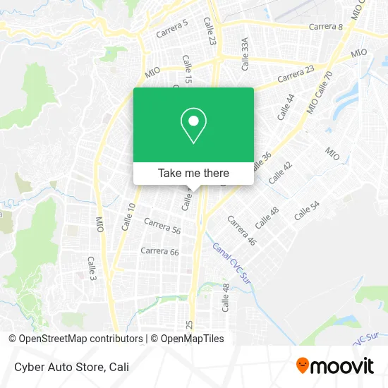 Cyber Auto Store map
