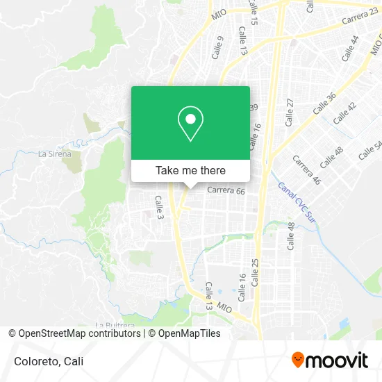 Coloreto map