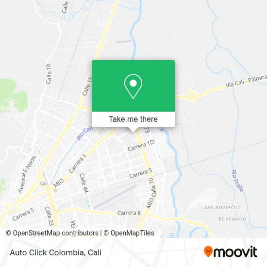 Auto Click Colombia map