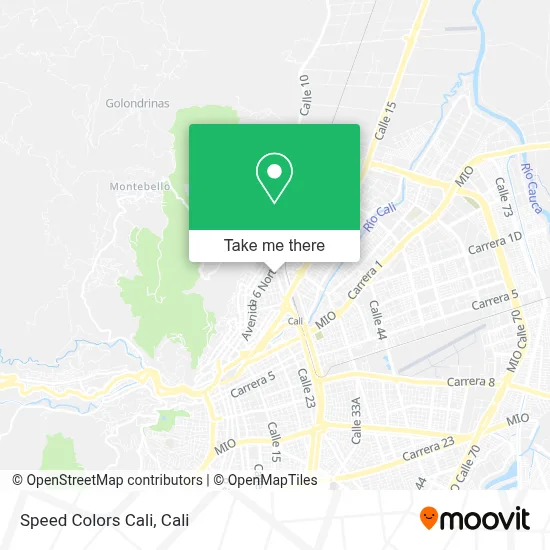 Speed Colors Cali map