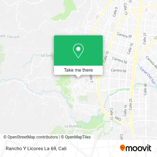 Rancho Y Licores La 69 map