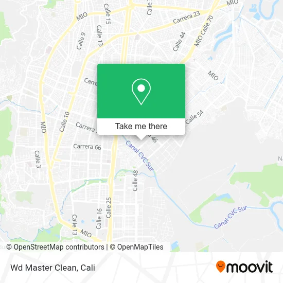 Wd Master Clean map