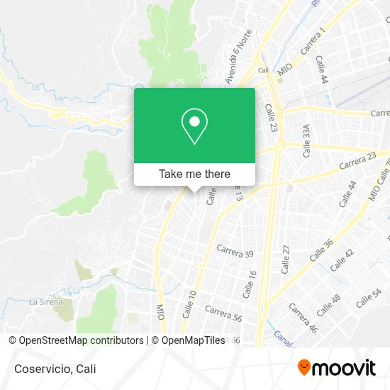 Coservicio map