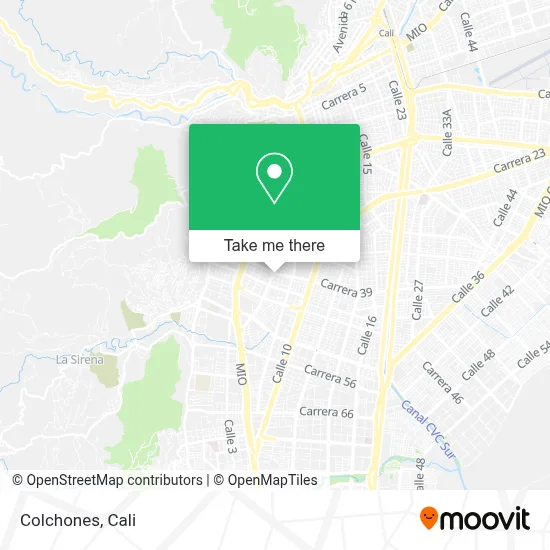 Colchones map