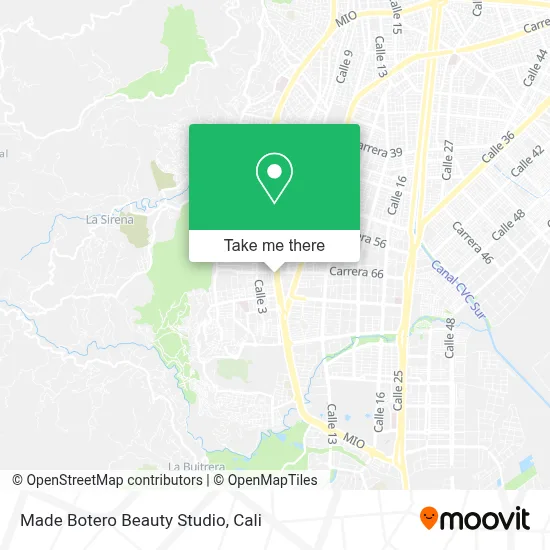 Made Botero Beauty Studio map