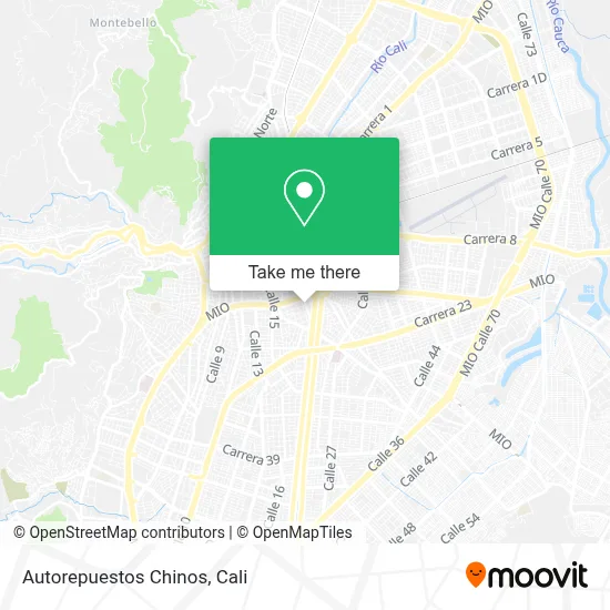 Autorepuestos Chinos map