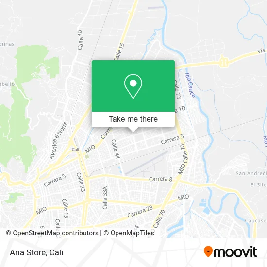 Aria Store map