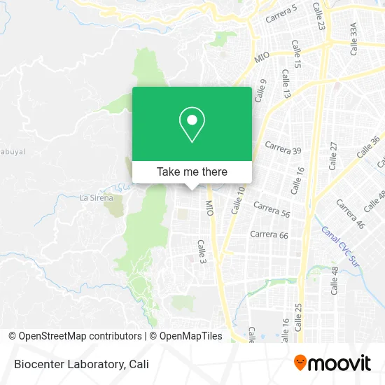Laboratorio Biocenter map