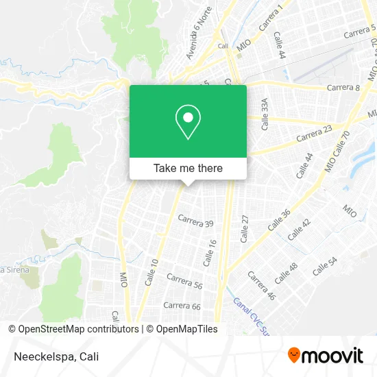 Neeckelspa map