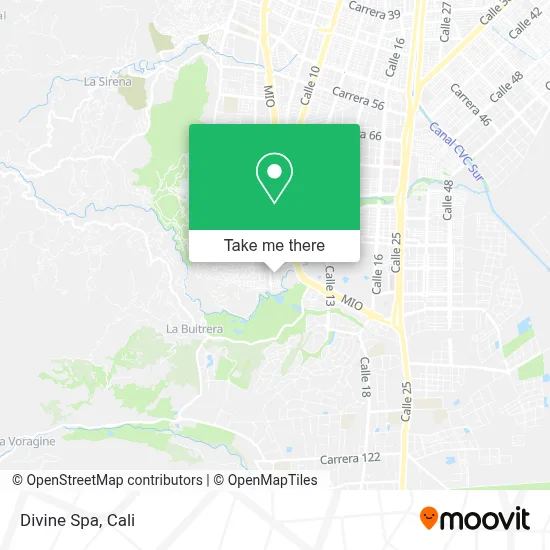 Divine Spa map