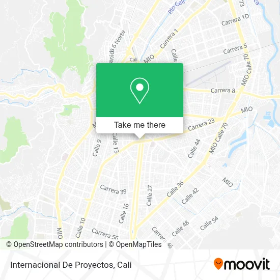 Internacional De Proyectos map