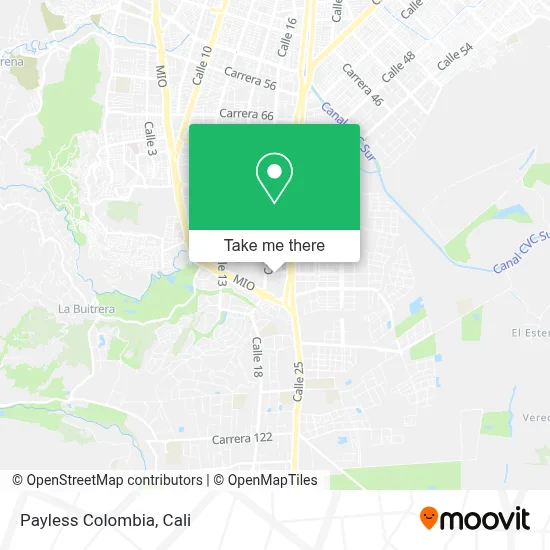 Payless Colombia map