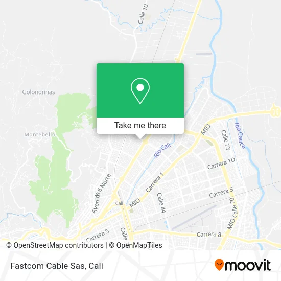 Fastcom Cable Sas map