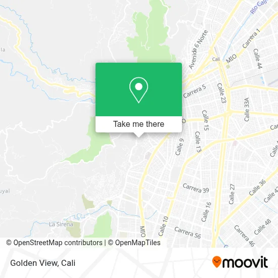 Golden View map