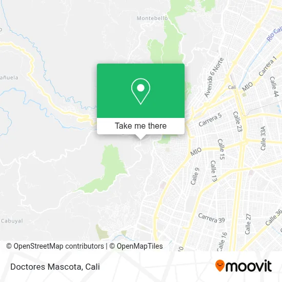 Doctores Mascota map