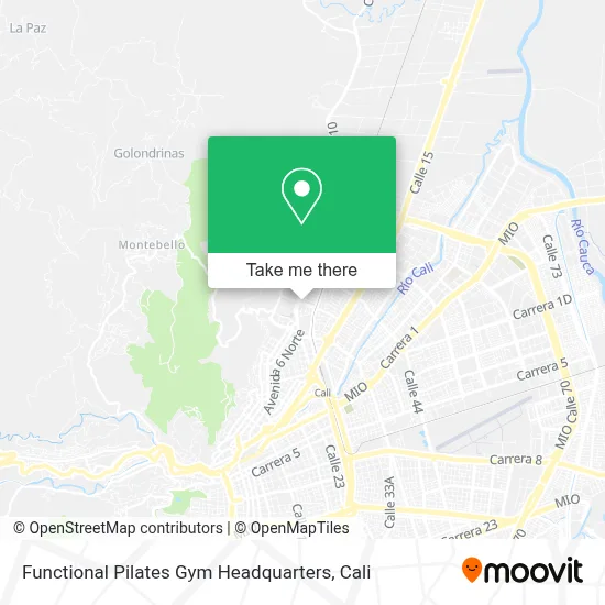 Functional Pilates Gym Headquarters map