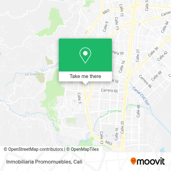 Inmobiliaria Promomuebles map