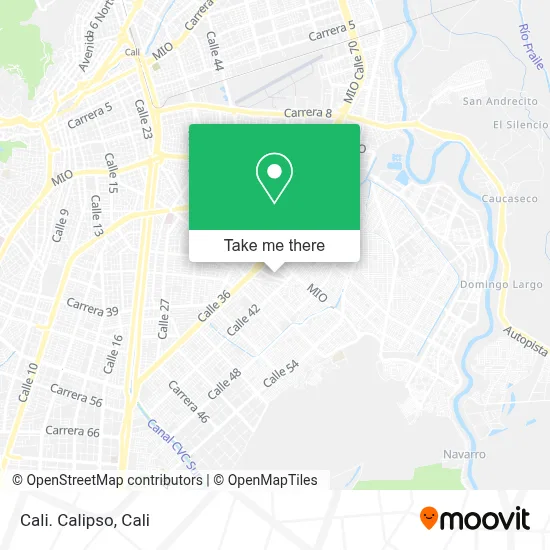 Cali. Calipso map