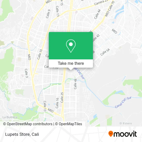 Lupets Store map