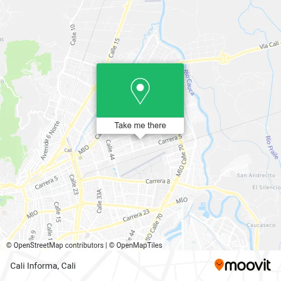 Cali Informa map
