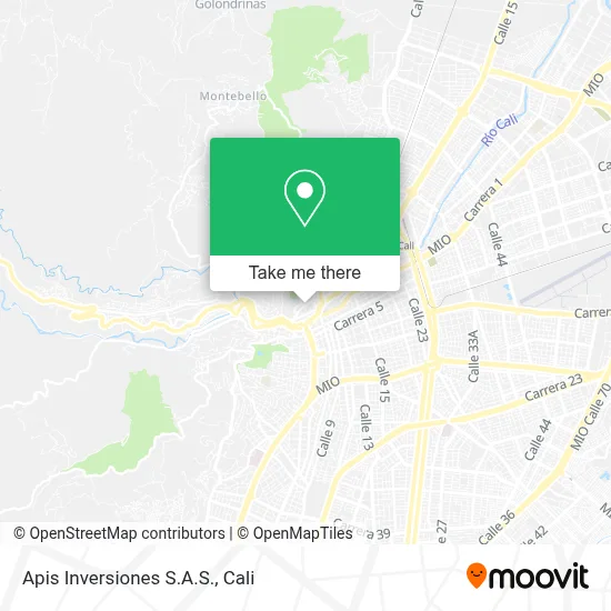 Apis Inversiones S.A.S. map