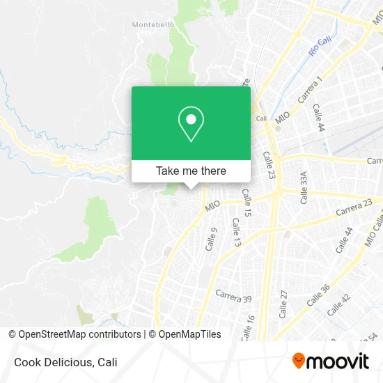 Cook Delicious map